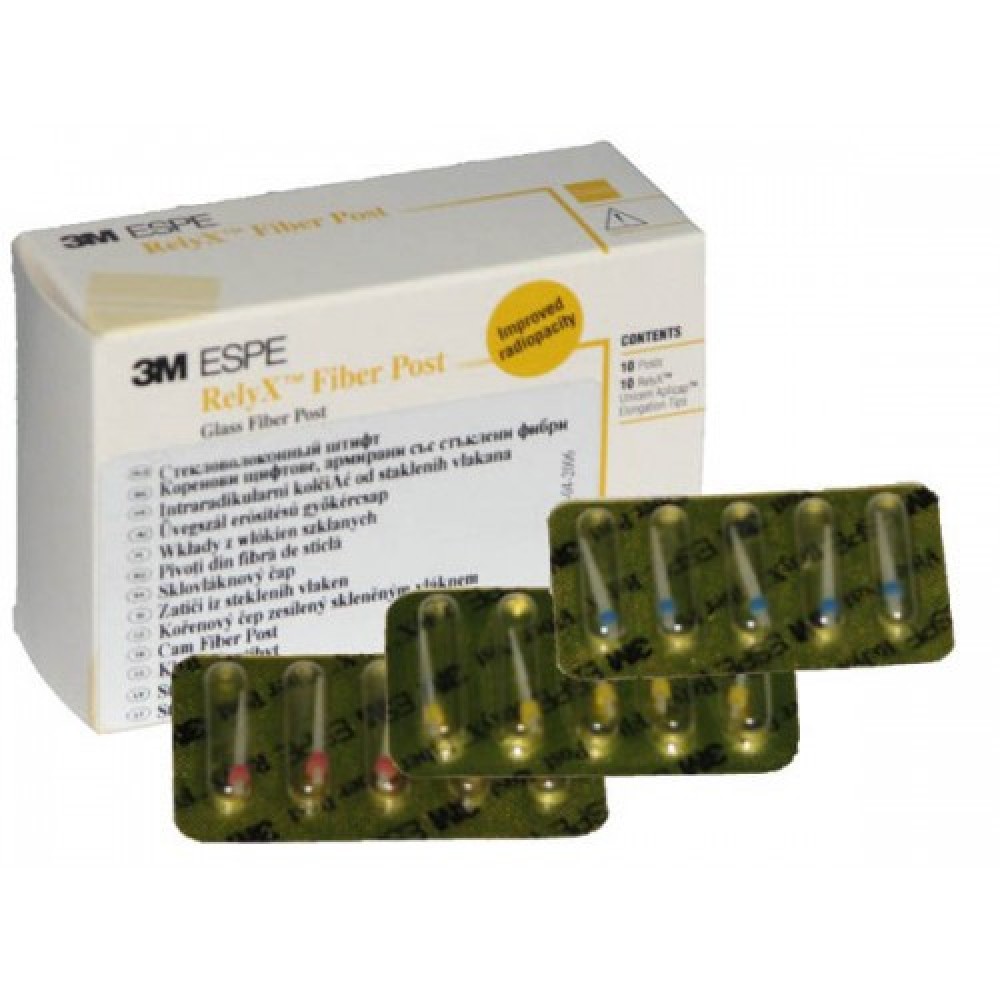 3M ESPE 56866 RelyX Parallel Fiber Post Drill #3 – 1.9mm Blue, 1/Pk, Dental Use